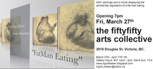 FatMan Eating - May 1st @ the fifty fifty arts collective