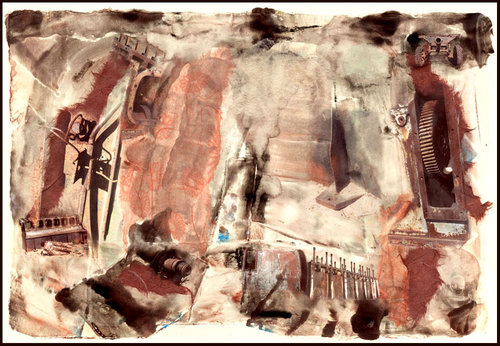 Remnants of War and Flowers by 
Arlene Nesbitt