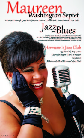 Sat. May 5th 2012 - : Maureen Washington, Joey Smith, Daniel Cook, Dam... - May 25th @ Hermann's Jazz Club