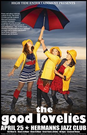 Wed. Apr 25th 2012 - Harmonies and rhythms by 3 Goddesses who will mak... - May 25th @ Hermann's Jazz Club