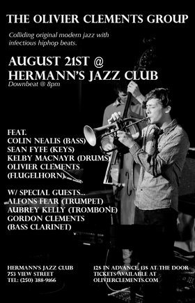 Tue. Aug 21st 2012 - : The Olivier Clements Group - May 25th @ Hermann's Jazz Club