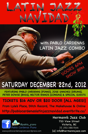 Sat. Dec 22nd 2012 - Join us at Hermann's this holiday season for an e... - May 25th @ Hermann's Jazz Club