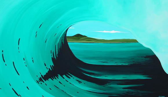 Teal Wave by 
Alexa Gibbs