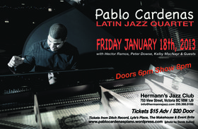 Fri. Jan 18th 2013 - Join us at Hermann's for an evening of Latin Jazz... - May 25th @ Hermann's Jazz Club