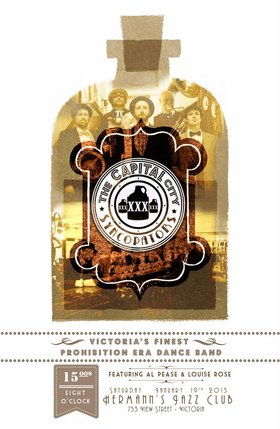 Sat. Jan 19th 2013 - : Capital City Syncopators - May 25th @ Hermann's Jazz Club