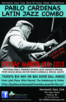 Fri. Mar 1st 2013 - Join us during the Hermann's 32nd birthday week fo... - May 25th @ Hermann's Jazz Club