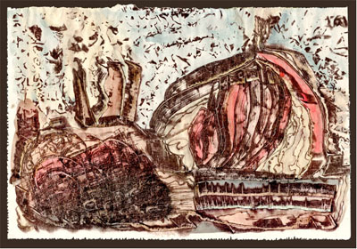 City Gone Awry I by 
Arlene Nesbitt