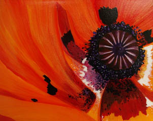 Red Poppy by 
Alexa Gibbs