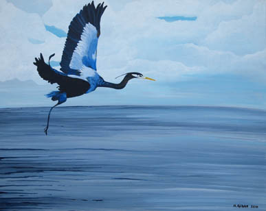 Blue Sky (sold) by 
Alexa Gibbs