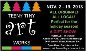 Teeny Tiny Art Work Show And Sale @ PORTALS Annex Nov 2 2013 - Jun 24th @ PORTALS Annex