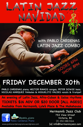 Fri. Dec 20th 2013 - Join us at Hermann's this holiday season for an e... - May 8th @ Hermann's Jazz Club