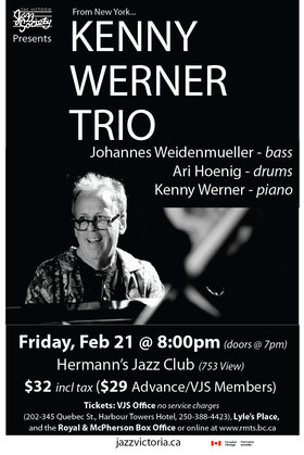 Fri. Feb 21st 2014 - : Kenny Werner Trio - May 8th @ Hermann's Jazz Club