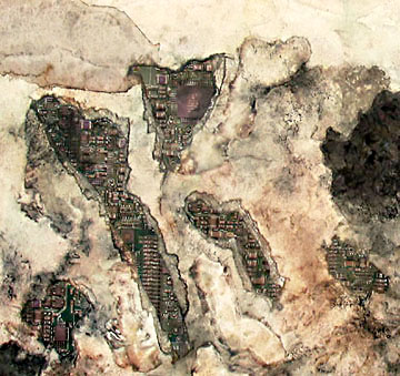 Lost Ground (detail) by 
Arlene Nesbitt