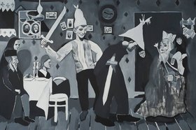 Erik Volet: Scene from The Yiddish Theatre and other paintings - Apr 30th @ Ministry of Casual Living