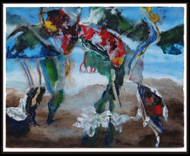 Seashore and Debris by 
Arlene Nesbitt