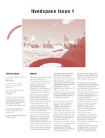 livedspace journal issue 1
