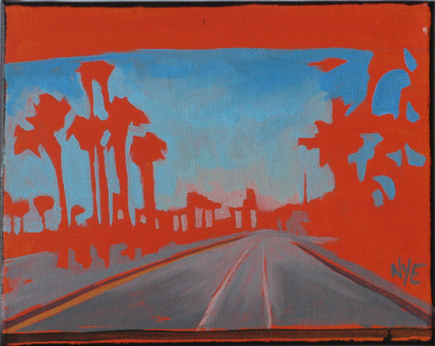 Orange Palms by 
James Nye