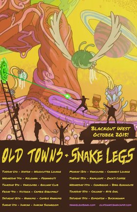 Blackout West: Old Towns (AB), SNAKE LEGS (AB) @ The Duncan Showroom - Upstairs Oct 11 2015 - Jun 25th @ The Duncan Showroom - Upstairs