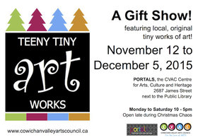 Teeny Tiny Art Work Show @ PORTALS Annex Nov 12 2015 - Jun 25th @ PORTALS Annex