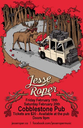 Jesse Roper @ The Cobblestone Pub Feb 19 2016 - Jun 25th @ The Cobblestone Pub