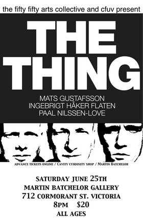 THE THING - May 1st @ Martin Batchelor Gallery