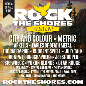 Current Swell, City and Colour, Metric @ Rock the Shores Jul 22 2016 - May 14th @ Rock the Shores