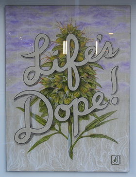 Angela McKinnon : Life's Dope - May 1st @ Odeon Alley Window