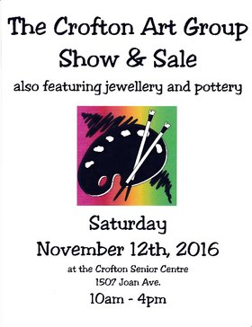 CROFTON ART GROUP SHOW & SALE @ Crofton Art Group Nov 12 2016 - Jun 25th @ Crofton Art Group