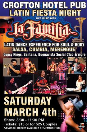La Familia @ Crofton Pub Mar 4 2017 - Jun 25th @ Crofton Pub