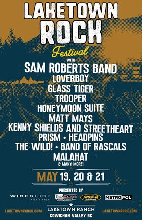 Laketown Rock 2017: Loverboy, Trooper, Prism (Vancouver), The Wild! @ Laketown Ranch May 20 2017 - Jun 25th @ Laketown Ranch