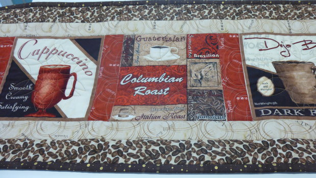 Table Runner - Coffee Time by 
Della Cronkrite