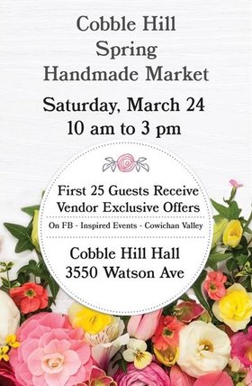 Spring Modern Handmade Market @ Shawnigan Cobble Hill Farmers Institute & Agricultural Society Mar 24 2018 - Jun 25th @ Shawnigan Cobble Hill Farmers Institute & Agricultural Society