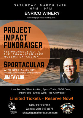 Project Impact Sportacular: Jim Taylor @ Enrico's Winery Mar 24 2018 - Jun 25th @ Enrico's Winery