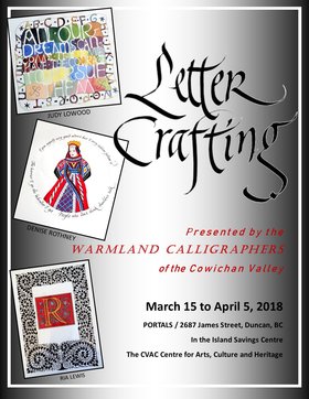 Letter Crafting @ PORTALS Annex Mar 15 2018 - Jun 25th @ PORTALS Annex