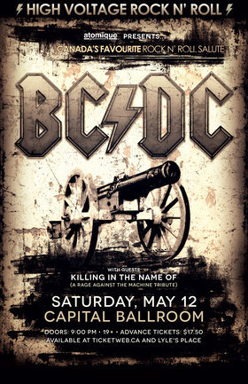 BC/DC, Killing In The Name Of @ Capital Ballroom - May 12, 2018