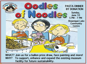 Oodles of Noodles Pasta Dinner @ Shawnigan Lake Community Centre Jun 10 2018 - Jun 25th @ Shawnigan Lake Community Centre