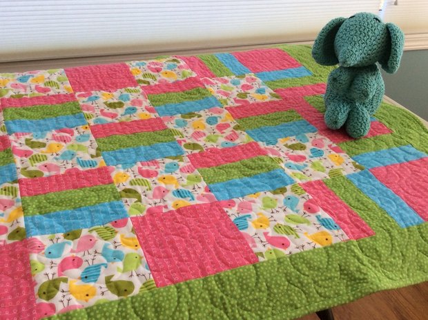 Baby Blanket - Pink by 
Della Cronkrite