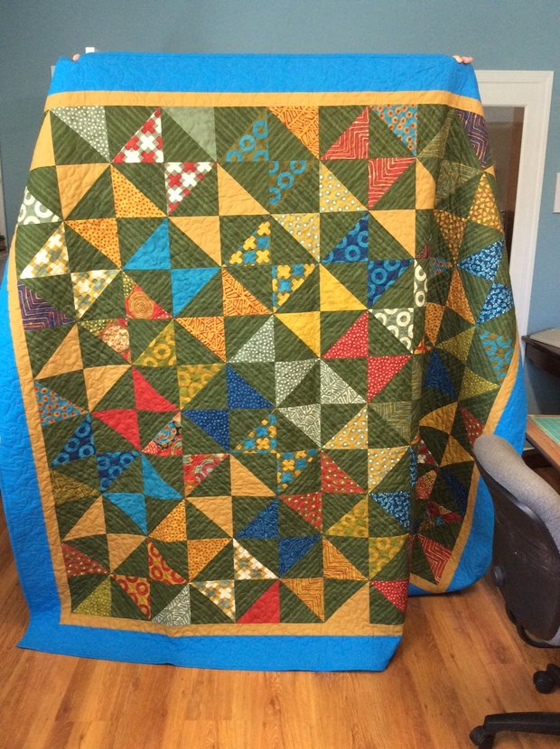 Marathon Quilt #3 by 
Della Cronkrite