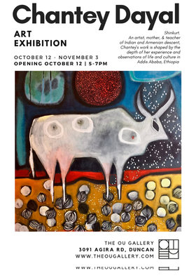Art Opening: Shinkurt - Paintings by: Chantey Dayal @ The Ou Gallery Oct 12 2018 - Jun 26th @ The Ou Gallery