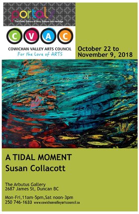 A Tidal Moment: Susan Collacott, Readings 'Sea Change" by Sylvia Earle @ Cowichan Exhibition Oct 22 2018 - Jun 26th @ Cowichan Exhibition