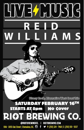 Reid Williams @ Riot Brewing Co. Feb 16 2019 - Jun 26th @ Riot Brewing Co.