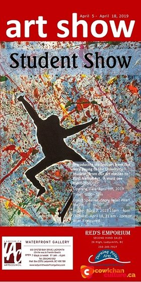 Student Art Show @ Ladysmith Waterfront Gallery Apr 5 2019 - Jun 29th @ Ladysmith Waterfront Gallery