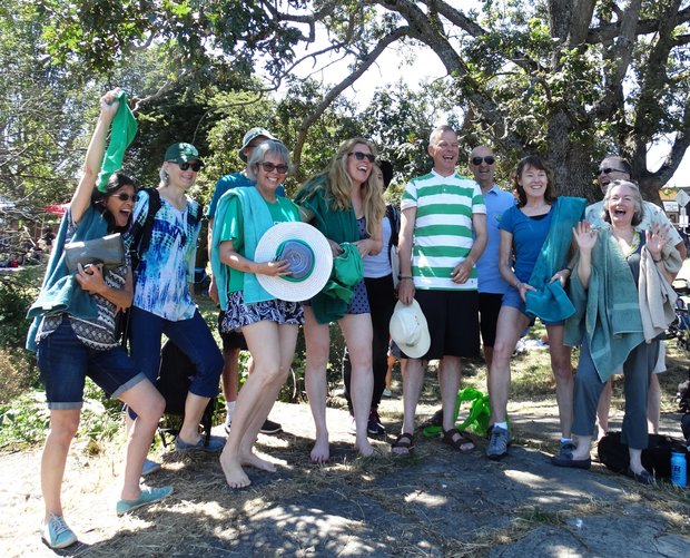Green Party at Gorge Swim Fest by 
Lindsay Beal