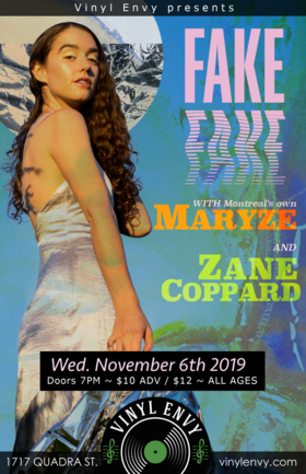 Wed. Nov 6th 2019 - Vinyl Envy's 300th Show:: Fake Fake (Victoria, BC)... - Jun 5th @ Vinyl Envy