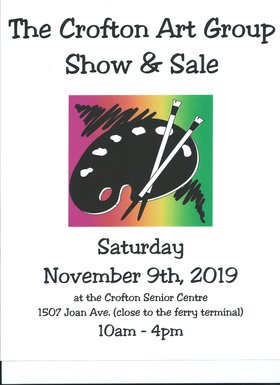 Crofton Art Group Show and Sale @ Crofton Senior Centre Nov 9 2019 - Jun 27th @ Crofton Senior Centre