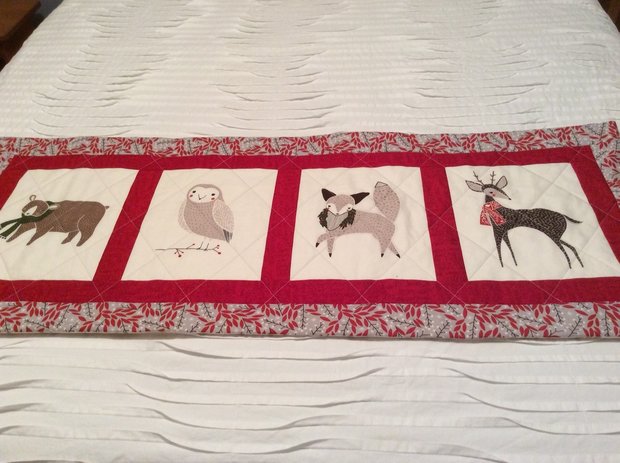 Table Runner - Forest Animals by 
Della Cronkrite