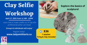 Create Your Own Clay Selfie @ On Zoom Apr 17 2021 - Jun 26th @ On Zoom
