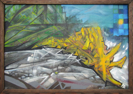 futurebeach  (this painting was stolen!) by 
Peter Allen