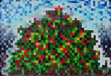Tomato Mountain Pixels by 
Peter Allen