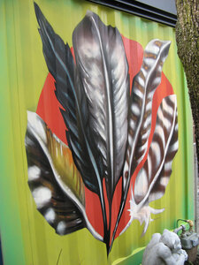mural in Victoria BC by 
Peter Allen